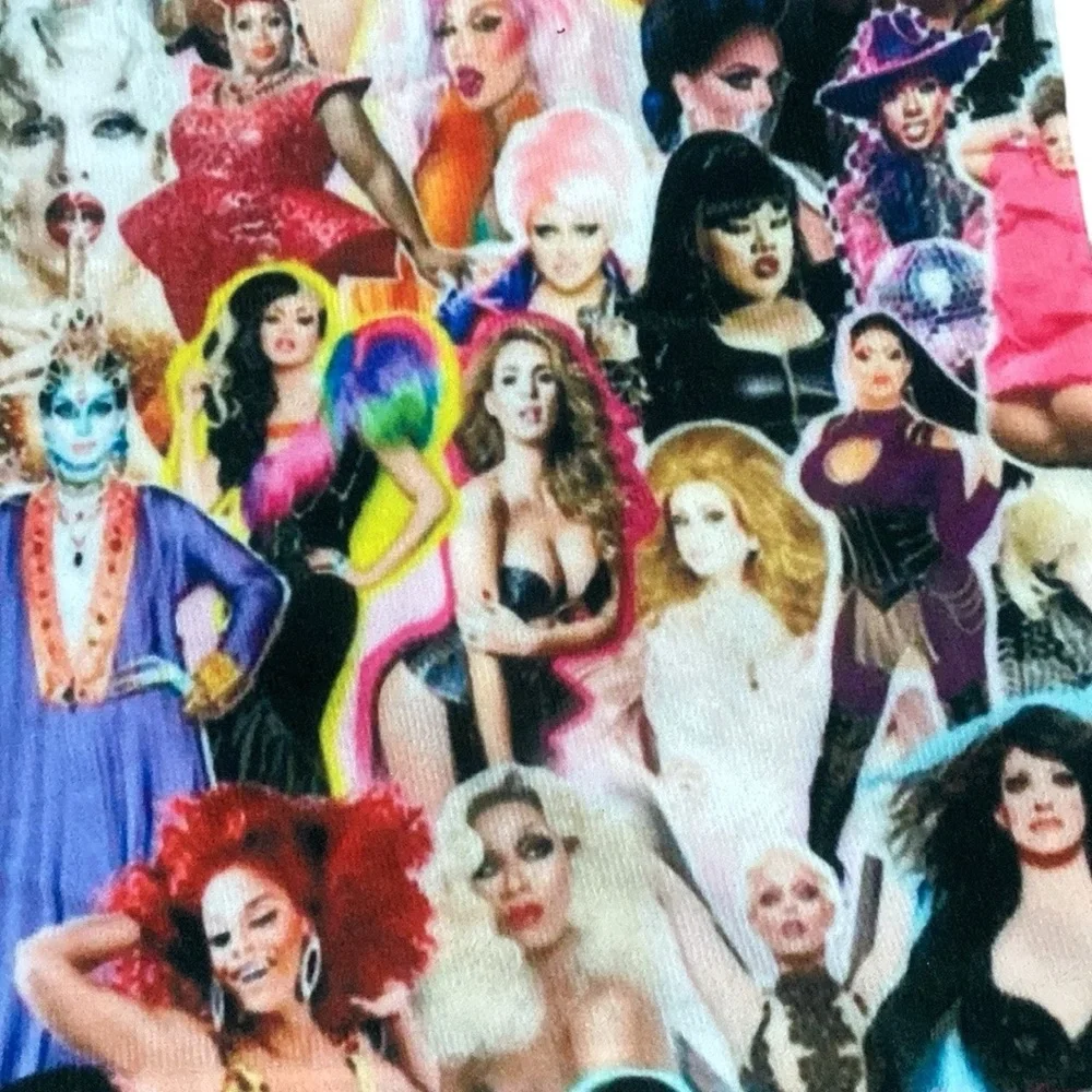 Drag Queens “Rupaul’s Drag Race” Pride Square Cotton Blend Pillowcase Sham
